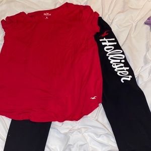 Hollister Leggings and top